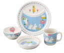 山加商店MOOMIN(ムーミン)「ベビーキッズ」食器セット4点ベビー子ども食器(ギフト箱入)電子レンジ食洗機対応ムーミングッズ北欧母の日プレゼント食器ギフト結婚祝い日本製MM1200-113