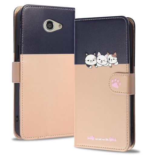 Reddylin対応Basio4ケース手帳型Basio4KYV47ケース手帳型かわいい猫ベイシオ4ケース手帳型全面保護カード収納ベイシオ4KYV47ケース京セラBasio4カバースタンド機能かんたんスマホ2