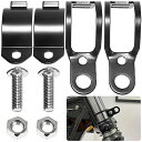 汎用ウインカーステー信号の取付金具を回2個セット30mm~43mm鉄製ウインカーステー信号ブラケットウインカー取付バンド挟み込み型スタンド挟み込み穴あけ不要取付...
