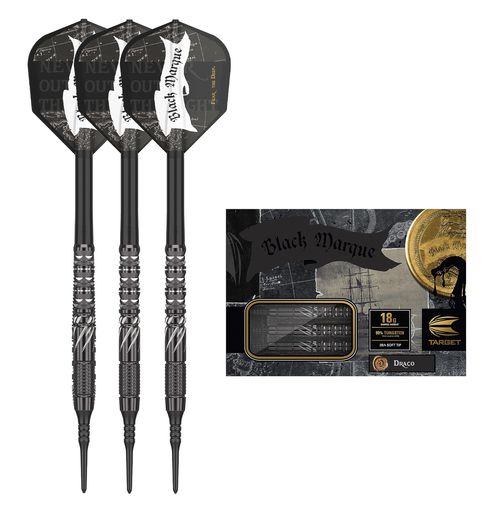 TARGET(å)BLACKMARQUEDRACO18GSOFTTIPDARTS(֥åޡɥ饳)