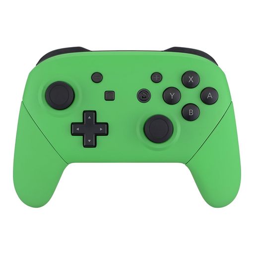 eXtremeRateフェースプレートバックプレートハンドルswitchプロコンに対応用、スイッチプロコンに対応用DIY交換用グリップハウジングケースカバー-グリーン