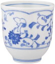 すぬうぴい藍唐草磁器湯呑「化粧箱入」630132