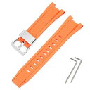 カシオ用GST-W300/GST-S300/GST-W310/GST-W330/GST-W100用バンド交換バンドベルトシリコン製ストラップ交換用ベルト柔らかい...