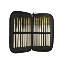 ジェルネイルブラシキャップ付き16本セットネイルアートブラシジェルアート筆ジェルネイル用筆セットネイルアートデザインペン...(ホワイト)