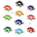 Phyxiulリングベルリストベル鈴10色10個セット打楽器演奏ハンドベル鈴お遊戯ダンスカラオケ盛り上がる大人学生兼用