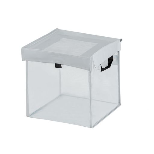 OFFOカラスよけネットゴミネット折たたみ式カラスよけゴミ箱収納便利高強度カラス、鳥、鳩、犬、ネコなどからしっかりガード日本語説明書付き屋外ゴミ出し用(79L、43x43x43cm、シルバー)