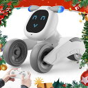ロボットリモコンおもちゃ【2024年新登場】電子ペット多機能犬ロボット犬音声制御簡単英語おしゃべり子供おもちゃ人気プログラム可能音楽演奏LED表情の変化動く犬のおもちゃUSB充電可…