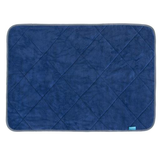 オカ(OKA)乾度良好カララカタオル地バスマット約50cmx70cmネイビー(乾度良好繊維使用吸水速乾)