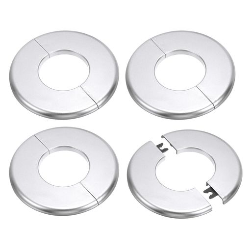 PATIKILウォールキャップエアコン配管カバー穴塞ぎウォールパネルドレンキャップ水管蛇口装飾用51mm4個シルバー
