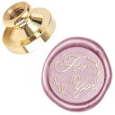 CRASPIRE シーリングスタンプ FOR YOU ヘッドのみ ワード ワックスシールスタンプ 交換真鍮銅頭 レター 復古風 洋式 結婚式 告白 招待状 メッ...