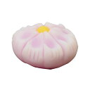 イミテーション の お供え 和菓子 お仏壇 への おそなえ 供物 食品サンプル 仏具小物 お盆 お墓参り にも使える PVC製 食べることはできません 花びら パープル 48×48×30MM 国産 日本製 サンメニー