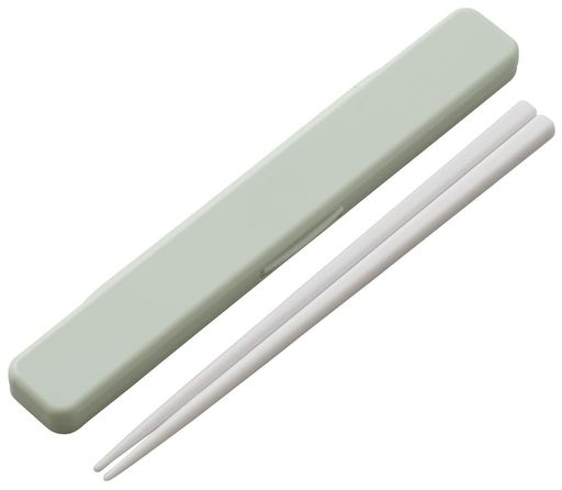 スケーター(skater)箸箸箱セット18cm抗菌くすみグリーン日本製ABC3AG-A