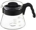 HARIO(ハリオ)V60コーヒーサーバー電子レンジ/食洗機対応450mlブラック日本製VCS-01B