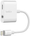 BELKIN ライトニング & 3.5MMオーディオ デュアルアダプター IPHONE 14 / 13 / 12 / SE / 11 / XR 対応 MFI認証 イヤホン・充電同時可 データ転送対応 ホワイト F8J212BTWHT(2)