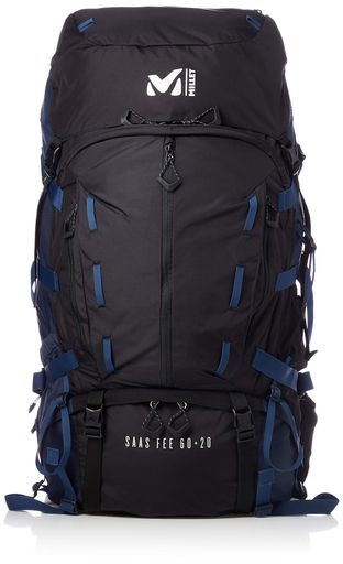[ミレー] リュック サース フェー 60+20(SAAS FEE) BLACK/NAVY