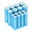DELEIPOW 単3電池・単4充電式電池 8本3000MAH単三電池 +8本1100MAH単四電池 ニッケル水素電池 约1200回循環使用可能 環境保護 電池収納 自然放電抑制