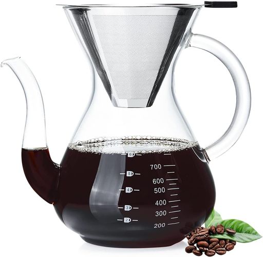 ݥƥ ҡС Ǯ饹 ҡԥå㡼 1000ML  ɥåꥵС 咖啡...