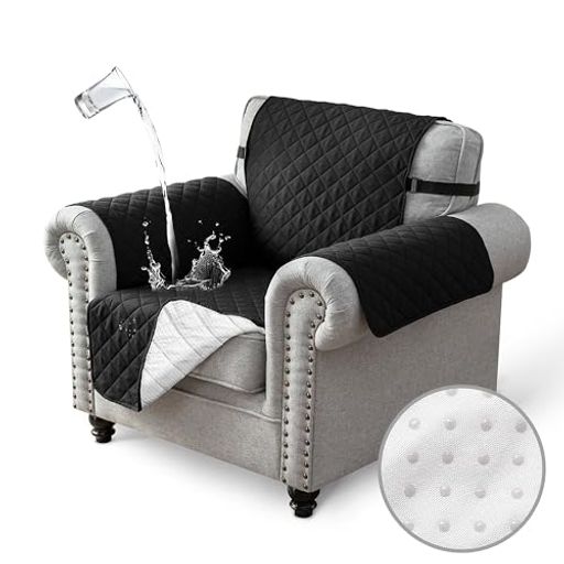 TIANSHUソファーカバー1人掛け防水マルチカバー肘付き犬猫対策ソファーマット滑り止め撥水加工ソファカ..