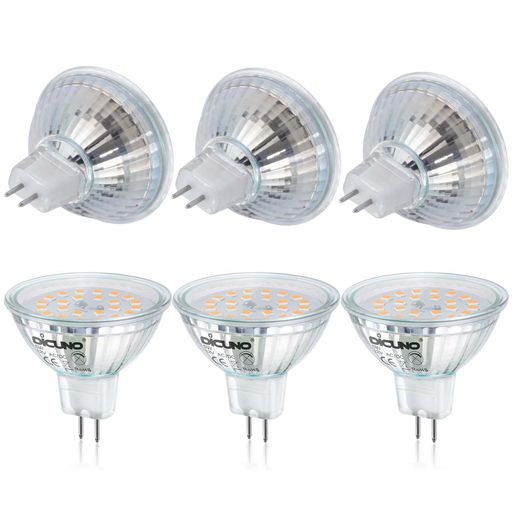 DICUNO MR16 12V LEDŵ GU5.3 50Wϥ(5W)ŵ忧 2700K ⵱500LM ݥåȥ饤...