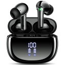 イヤホンBLUETOOTHワイヤレスイヤホンBLUETOOTH5.4対応YBYPブルートゥースイヤホンLEDディスプレイノイズキャンセリングぶるーとぅーすイヤホン小型/軽量長時間再生自動ペアリングタッチコントロール(2)