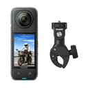 Insta360X4-8K防水360度アクションカメラ、ウェアラブルカメラ、4K広角ビデオカメラ、見えない自撮り棒効果、着脱式レンズガード、135分の連続撮影可能なバッテリー、AI編集、手ブレ補正、…