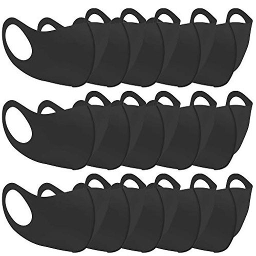 [BHPLUS]マスク15枚入り伸縮性ひんやり洗える繰り返し使える小顔通気性花粉用薄手男女兼用(Lブラック)