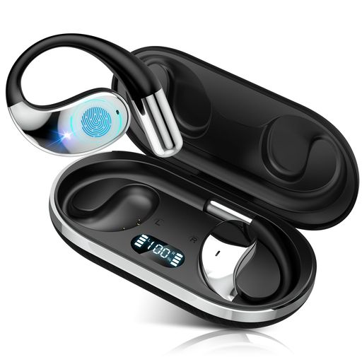 イヤホン翻訳機【2025新登場】ワイヤレスイヤホン耳掛け式bluetooth双方向同時通訳耳を塞がない115言語..