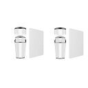 ネイルスタンパーネイルシールスタンプネイルシーリングモールドスクレーパー付DIYネイルデコレーション用マニキュアツール(透明2セット)