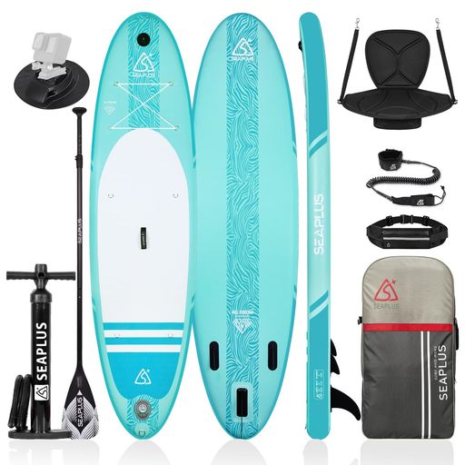SUPボードサップボードSEAPLUSスタンドアップパドルボードインフレータブルsapカメラサポート付きサーフボード初心者釣りレース水上散歩ヨガCL-G320*81cm*15cm最大積載重量140kgフルセット
