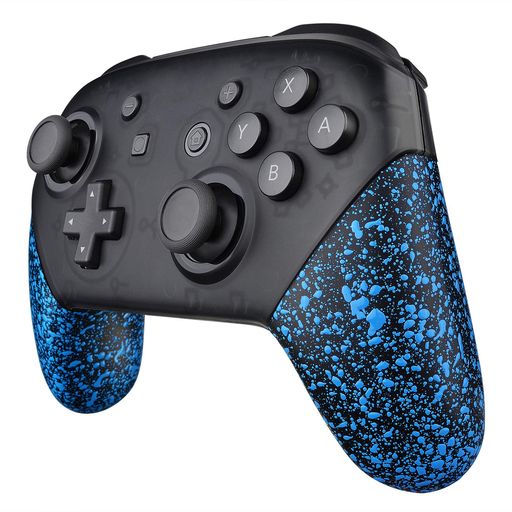 eXtremeRateスイッチプロコンに対応用交換左右ハンドルグリップ部分のケース、switchプロコントローラーに対応用テクスチャード質感のDIYハンドグリップケース(switchプロコン本体ではありま…