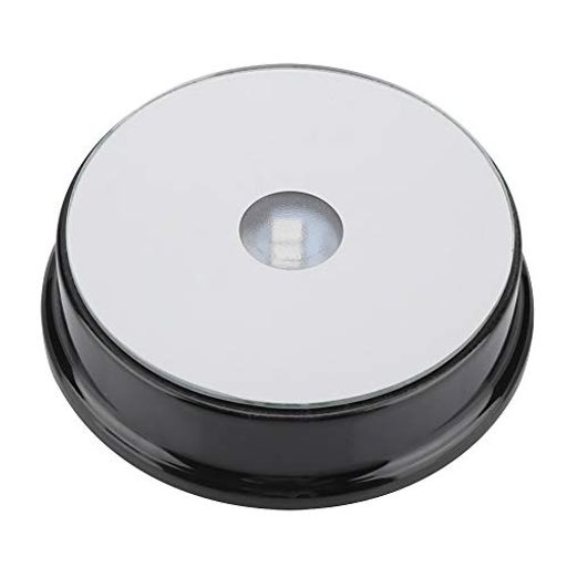 LEDレインボーコースター円型ライトステージ光る台座照明ハーバリウムライト光るコースタータッチセン..