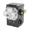 LF10-4H圧力スイッチ4ポートエアコンプレッサー圧力スイッチ交換用コントロールNPT1/495-125PSI20A