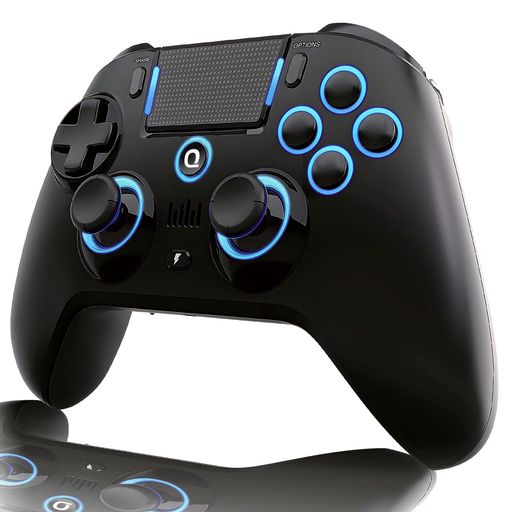 QRDSparkN5PS4用コントローラ、PS4ProSlimPS3SteamDeckPCスマホに対応、ホールエフェクトジョイスティック、3.5mmオーディオポート+スピーカー+マイク、マクロ、連射、振動、モーションセンサー機能 QRDSparkN5PS4用コントローラ、PS4ProSlimPS3SteamDeckPCスマホに対応、ホールエフェクトジョイスティック、3.5mmオーディオポート+スピーカー+マイク、マクロ、連射、振動、モーションセンサー機能