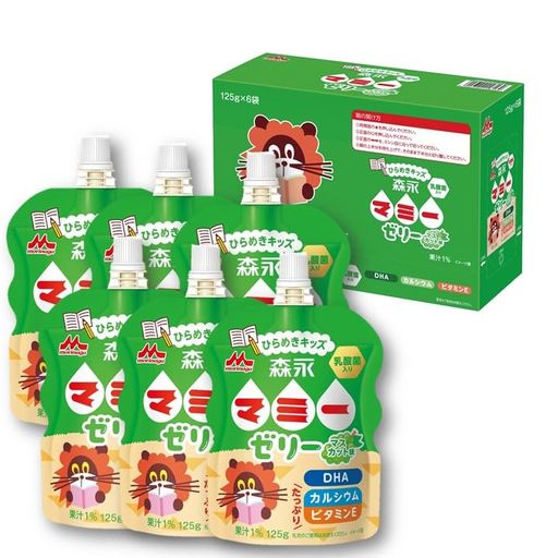 森永乳業森永マミーゼリーひらめきキッズマスカット味(DHAカルシウムビタミンE)125Gx6個3歳頃から 森永乳業森永マミーゼリーひらめきキッズマスカット味(DHAカルシウムビタミンE)125Gx6個3歳頃から
