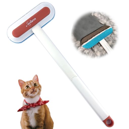 JUPAWTER猫抜け毛取りブラシ猫毛取りブラシ猫用抜け毛クリーナー繰り返し使えるカーペット/衣類/寝具/..