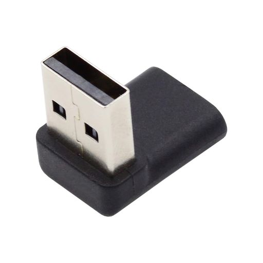 NFHKUSB-CタイプC女性90度アップUSB3.0A男性データアダプターのラップトップデスクトップの角度を付け..