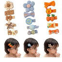 QUICKYEN子供ベビーヘアクリップ15個セットキッズヘアピン赤ちゃんヘアピンヘアアクセサリーキッズ前髪クリップ痛くないベビーヘアピンキッズ女の子子供小動物花...