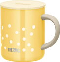 サーモス(THERMOS)ステンレス鋼真空断熱マグカップ350MLドットイエローJDG-352LTDD-Y(3)