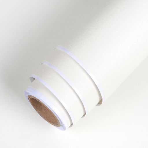 AbaBoorty壁紙シール乳白剥がせるリメイクシートしろ無地マットホワイト30cmx2m浴室キッチンウォールス..