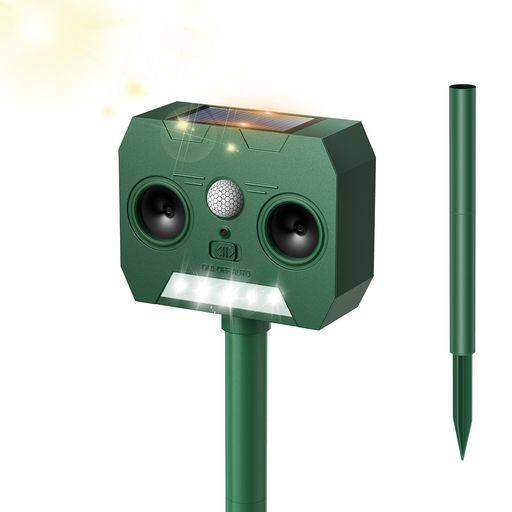 【2025強力害獣対策】動物撃退器猫よけ超音波鳥よけ犬よけ野良猫対策赤外線PIRセンサー2つ超音波スピー..