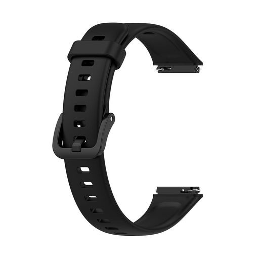 [SOOYEEH]HUAWEI用BAND7用バンドファーウェイ用BAND7用交換バンドストラップシリコン製柔らかい交換用ベルト防汗14色可選(ブラック)