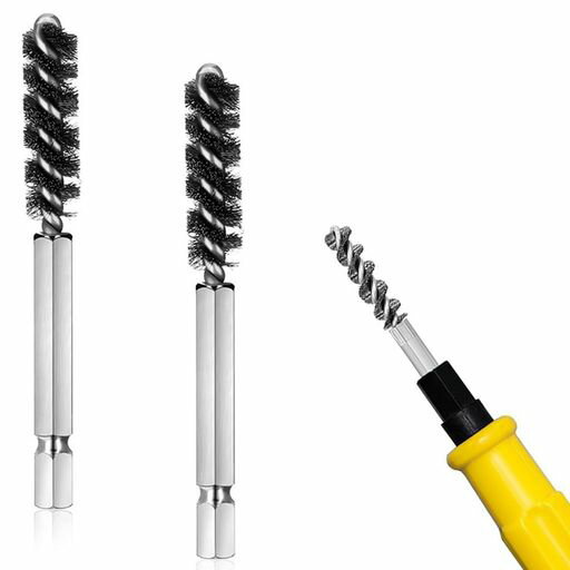 ゴルフクラブブラシリシャフト用ドリルブラシドリルビットホーゼルクリーナーワイヤーブラシフィッティ..