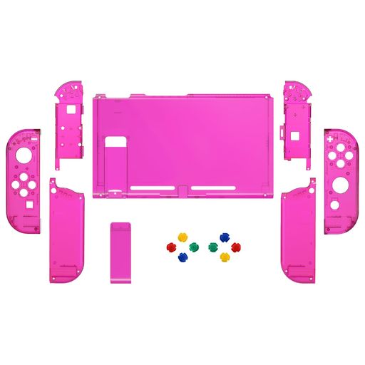 eXtremeRateSwitchに対応用カスタムDIY交換ケースシェル、クリア素材のSwitchコンソールに対応用バックプレート、NSに対応用ジョイコンホルダーハンドルコントローラーハウジング、フルボタ… eXtremeRateSwitchに対応用カスタムDIY交換ケースシェル、クリア素材のSwitchコンソールに対応用バックプレート、NSに対応用ジョイコンホルダーハンドルコントローラーハウジング、フルボタ…