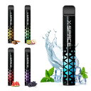 電子タバコシーシャベイプ使い捨てVAPE2000回吸引可能持ち運び便利大容量禁煙パイポ禁煙グッズ水蒸気タバコ爆煙フレーバースティックニコチンなしタールなしX-S...