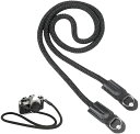 カメラ用ネックストラップショルダーベルト首掛け肩掛けストラップ一眼レフ/ミラーレス/コンパクトCR-NS(BLACK)