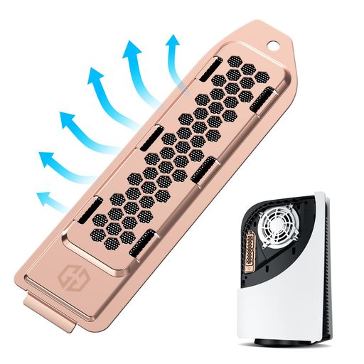 GRAUGEARPS5専用のSSDカバーとヒートシンクを一体化したデザイン、PS5対応の拡張スロットカバーと交換するタイプのヒートシンクについては、ダストフィルター、取り付け簡単、黒(初代PS5)