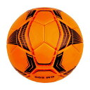 サイズ4トレーニングフットサルボール、低反発屋内サッカーボール(オレンジ)