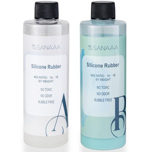 SANAAA型取り用シリコン硬度15Aグリーンモールドシリコン手作りDIY型取りレジン型(250+250g)