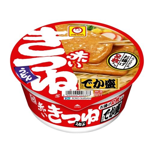 マルちゃん赤いきつねうどんでか盛東(136gx12個)カップ麺うどん(あげ2枚入り/関東風だし)カップうどん..