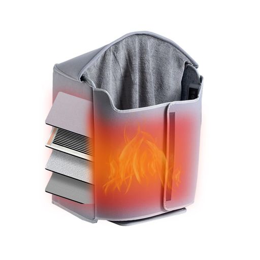 デスクヒーター30°C-68°C調整可遠赤外線パネルヒーター足元六面折りたたみ式四面発熱30秒快熱乾燥なし4時間タイマー付無煙無騒音無風無..